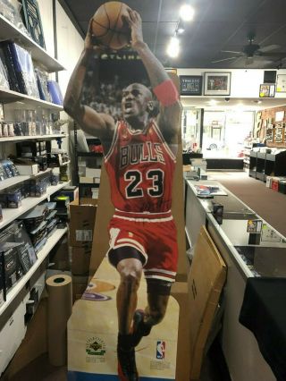 Michael Jordan Bulls 1997 Upper Deck Standee Stand Up Cardboard Cut Out