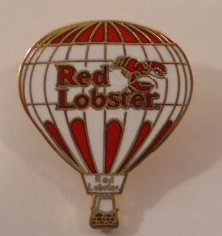 Hot Air Balloon Hat Pin Red Lobster