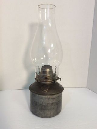 Antique Adams & West Lake Lantern Railroad Lamp White Flame Light Burner 3