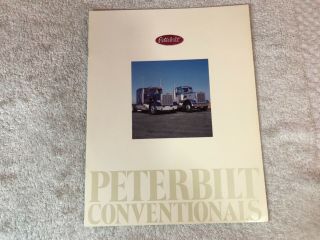 Rare Peterbilt Conventional Model Trucks Dealer Sales Brochure 11 Page