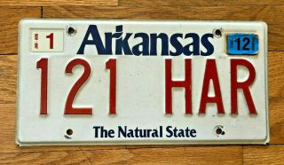 Single Arkansas License Plate - The Natural State
