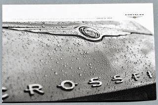 2004 Chrysler/mercedes Crossfire Brochure 6 Pages 7 " X 11 " 04ccrf