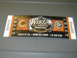 Winter Classic Ticket Stub 2020d