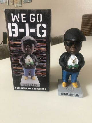 Notorious Big Biggie Smalls 2019 Brooklyn Nets Bobblehead Sga 3/1/19 Nba Rap Nyc