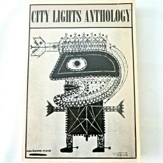 City Lights Anthology - Signed Bukowski,  Allen Ginsberg,  Ferlinghetti,  Kerouac