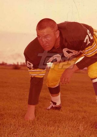 1960 Topps Football Color Negative.  Norm Masters Packers