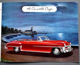 1952 Chrysler Yorker Premium Color Brochure 12 Pages 52chny
