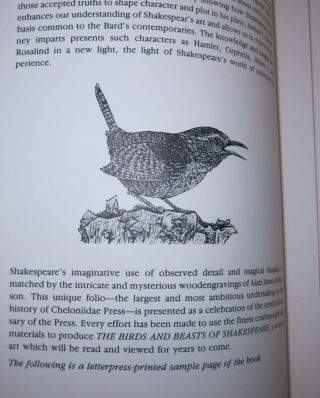 The Birds and Beasts of Shakespeare Alan James Robinson Prospectus Cheloniidae 3