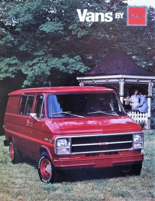 1979 Vans By Gmc Truck Brochure Vandura Gypsy Gaucho Street Sedan