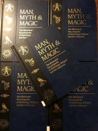 Man,  Myth,  & Magic 21 Vol.  Book Set Same Day