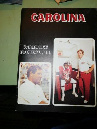 Vintage 1980 South Carolina Gamecock Football Media Guide Rogers Carlen
