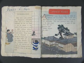1892 1st Edition CHILDREN’S JAPAN Book by Mrs W H Smith Crepe Hasegawa Publisher 3