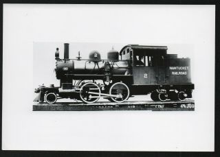 Vintage Railroad Photo 5x7 Nantucket Beach Railroad 2 Massachusetts
