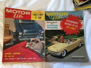 8 ISSUES MOTOR LIFE MAGAZINES,  1957,  JAN,  FEB,  MARCH,  APRIL,  MAY,  JULY,  AUG,  NOV 2