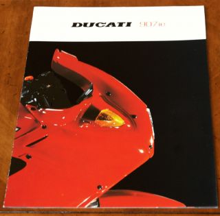 Ducati 907ie (paso) Brochure Prospekt,  1991