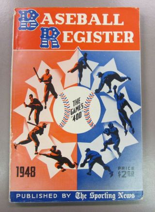 1948 The Sporting News Baseball Register