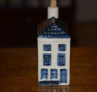 Blue Delft Holland Rynbende Klm Miniature House - No 26