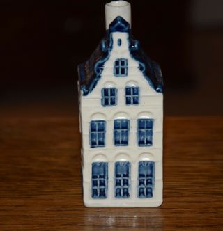 Blue Delft Holland Rynbende Distilleries Klm Miniature House - No 25