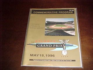 1996 Olympic Stadium Dedication Commemorative Program Atlanta Turner Field
