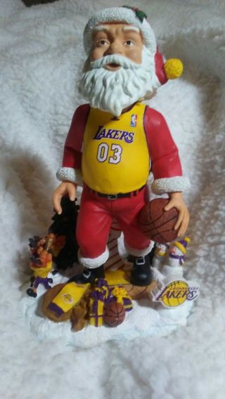 Forever Legends Of The North Pole Nba Los Angeles Lakers Santa Bobblehead