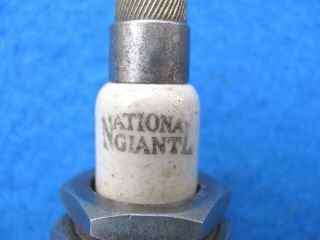 Vintage ½” pipe,  NATIONAL GIANT spark plug,  4 ground electrodes 3