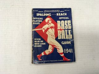 1941 Spalding & Reach Official Baseball Guide