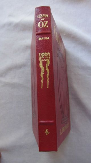 Old Book Ozma of Oz by Frank Baum Easton Press Leather 1989 VGC 3