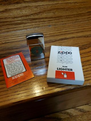 Vtg 1980 Zippo Slim Lighter - 1980 Us Open Baltusrol Springfield Nj Golf