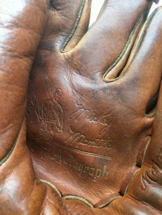 1950s Mickey Mantle Rawlings Baseball Glove MM4 Triple Crown Winner NY Yankees 2