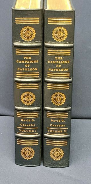 The Campaigns Of Napoleon Vol 1 & 2 Easton Press Books Collector 