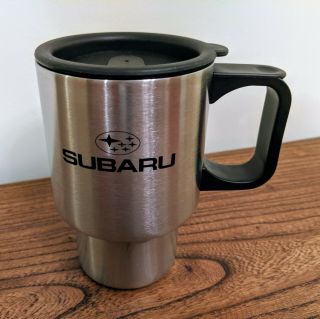 Subaru Coffee Tea Cup Mug Tumbler Stainless Steel Metal Travel Wrx Sti Brz Awd