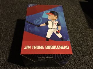 Jim Thome Bobblehead - Cleveland Indians Hall Of Fame Sga 2018