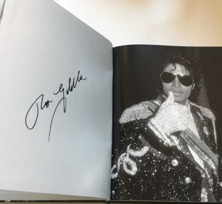 Signed Ron Galella Michael Jackson Man In The Mirror Iconic Paparazzo Book