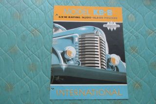 0904x Circa 1947 - 1948 International Harvester Truck Model Kb - 6 Sales Brochure