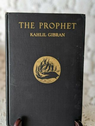 The Prophet Kahlil Gibran First Edition 1947 Knopf Illustrated Vg,