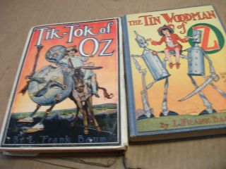 The Tin Woodman Of Oz By Reilly & Lee Hardcover And Tik - Tok Of Oz,