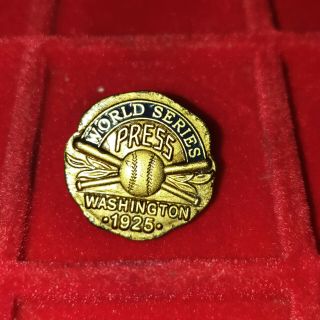 1925 Washington Senators World Series Press Pin