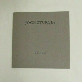 Rare Jock Sturges " Color " Soft Cover Book