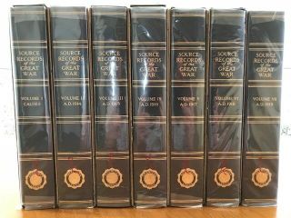 Source Records Of The Great War 1931 7 Vols Wwi Hc Leather American Legion Maps