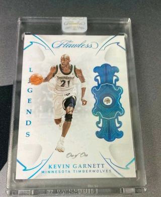 2018 - 19 Flawless Kevin Garnett Platinum Diamond Legends 1/1
