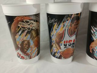 1992 USA Basketball Olympic Dream Team McDonalds Cups Complete Set of 12 NBA 1 2