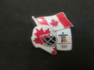 2010 Vancouver Winter Olympics - Team Canada Official Flag &mask Logo Team Pin