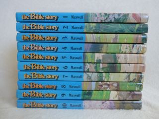 The Bible Story Complete 10 Volume Book Set Arthur Maxwell Hardcover 1975