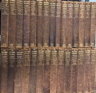 Vintage Encyclopedia Britannica - 11th Edition (1920 - 1911) Complete 29 Volume Set