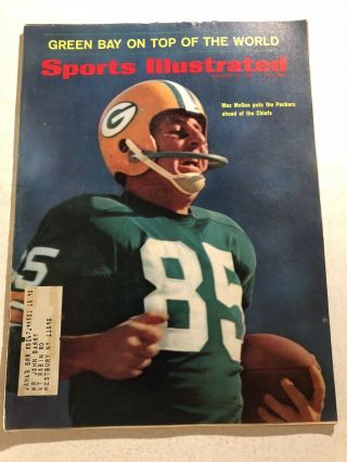 1967 Sports Illustrated Green Bay Packers Vs Kc Chiefs Bowl I Max Mcgee