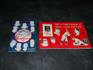 1960 Ny Yankees Vs.  Boston Red Sox Program & Gene Mack 