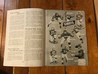 1946 NFL BOSTON YANKS VS YORK GIANTS PROGRAM FOOTBALL SEPT 30 FENWAY PARK 3
