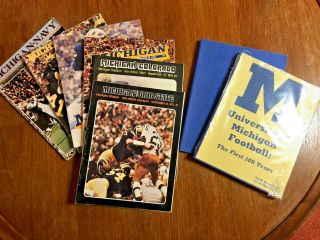 Vintage Michigan - Ohio State Football Program And 2 1st 100 Year Programs