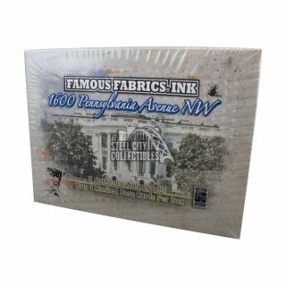 2012 Famous Fabrics Ink 1600 Pennsylvania Avenue Nw Hobby Box