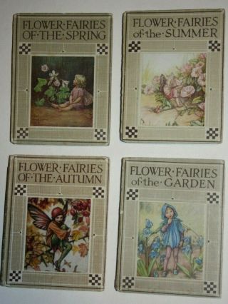 Cicely Mary Barker Flower Fairies Set 1930 - 40 Autumn Spring Summer Garden Fairy